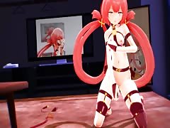 MMD - Redhead Masturbation.