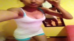 Indian Teen Bedroom Selfie