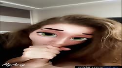 Cute snapchat barbie sucked all the cum out of me! pov